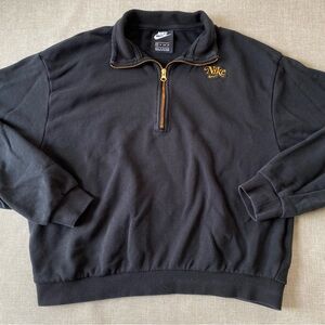 Nike Cropped Quarter-Zip Sweater